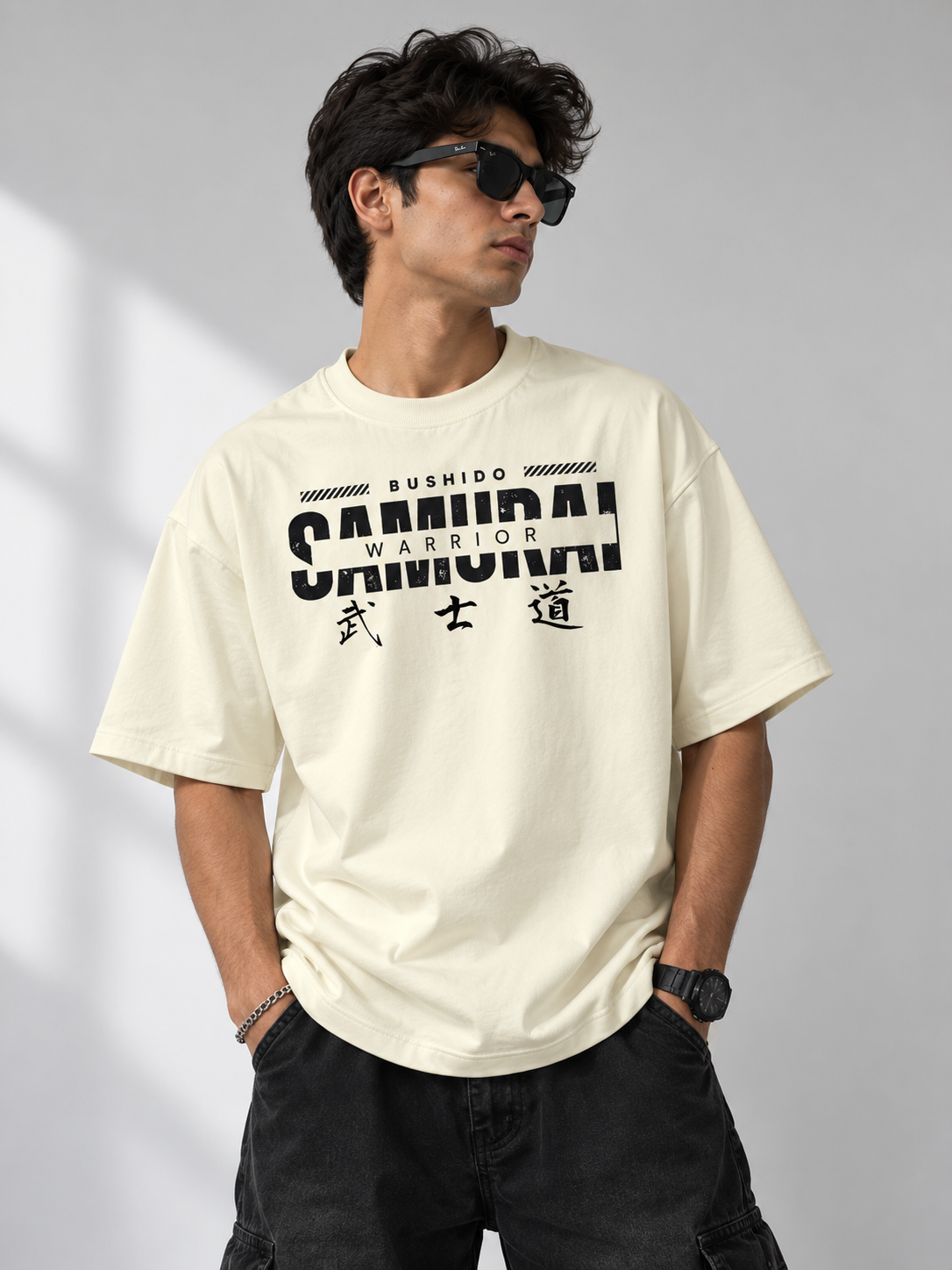 Samurai Warrior Oversized Tee | 220 gsm , 100% cotton