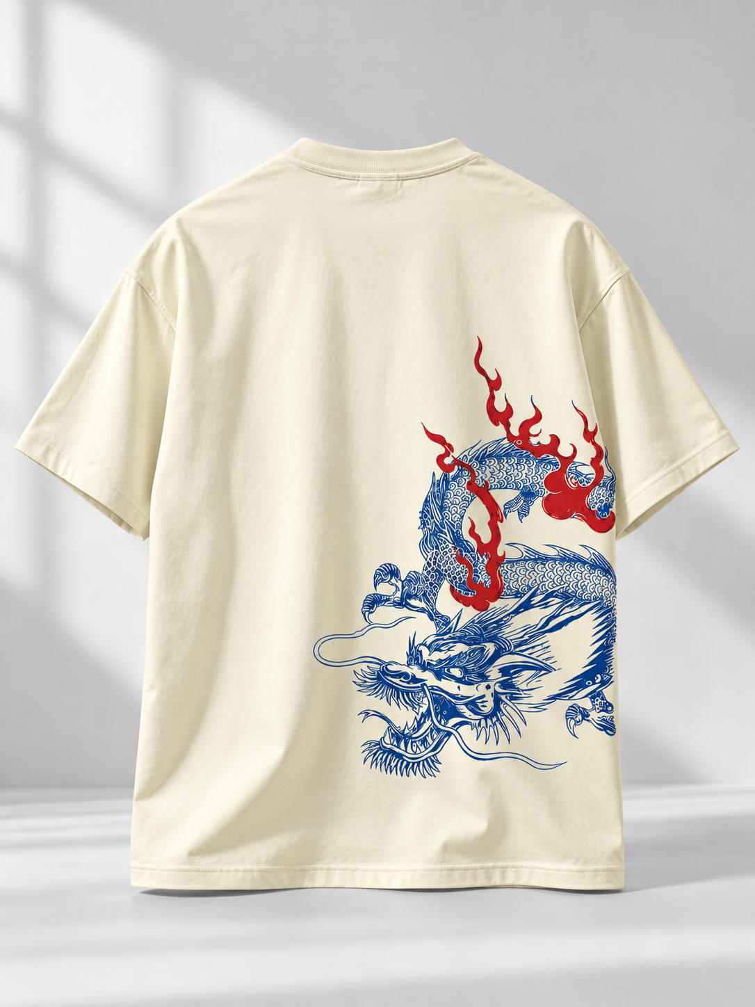 Spirit Flame Dragon Oversized T-Shirt | 220 gsm