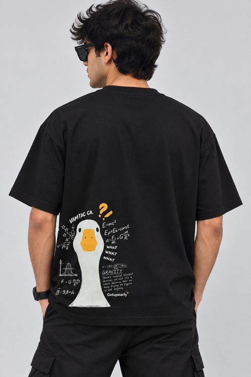 Gravity Duck Oversized Tee | 220 gsm , 100% cotton