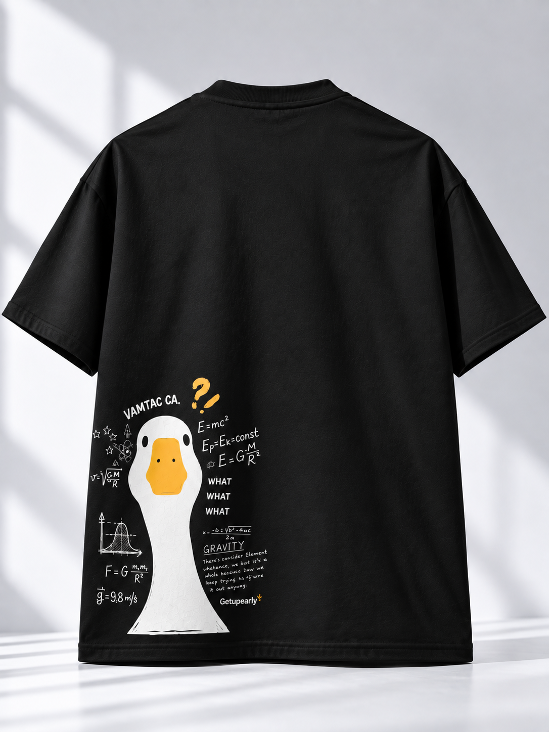 Gravity Duck Oversized Tee | 220 gsm , 100% cotton